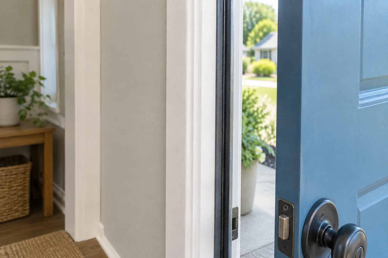 Replace worn adhesive door seals