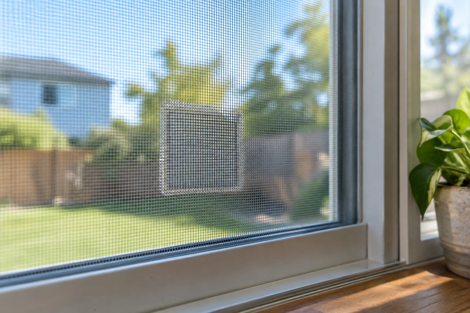 Patch a tiny window-screen tear